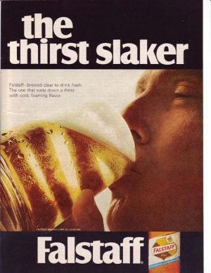 1960 Falstaff Brewing Company Beer Advertisement