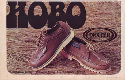 1974 Dexter Hobo Shoe Advertisement Men Women