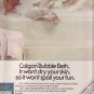 1974 Calgon Bubble Bath  Advertisement Women Soap Clean