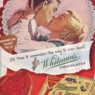1950 Whitman Sampler Candy Confectionary Advertisement