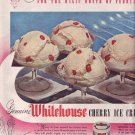1950 Whitehouse Cherry Ice Cream Advertisement