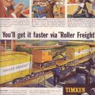 1950 Timken Tapered Roller Bearings Advertisement