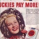 1950 Lucky Strike Cigarettes ICEAC Advertisement