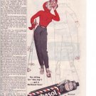 1950 Barbasol barz Shave Cream Skiing Advertisement
