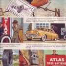 1950 Atlas Tires Batteries Accessories Advertisement