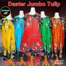 Batik summer tulip floral print with button front