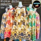 Batik summer sultana print with button front