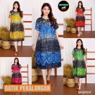 Batik summer with floral print with button front