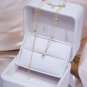 Gold Double layer Heart Necklace Women Clavicle Chain Elegant Charm Pendant