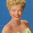 June Haver 8x10 1 page magazine photo clipping X4591