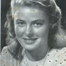 Ingrid Bergman 8x10 1 page magazine photo clipping X4605