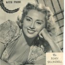 Joan Blondell magazine photo clipping X4892