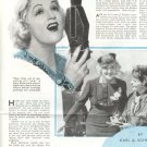 Mary McCormic 2 page magazine photo clipping X4899