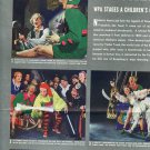 Pinocchio stage show 2 page magazine photo clipping X4900