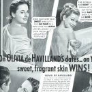 Olivia de Havilland magazine photo clipping X4912