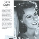 Greta Garbo magazine photo clipping X4941