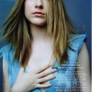 Evan Rachel Wood magazine photo clipping X4960