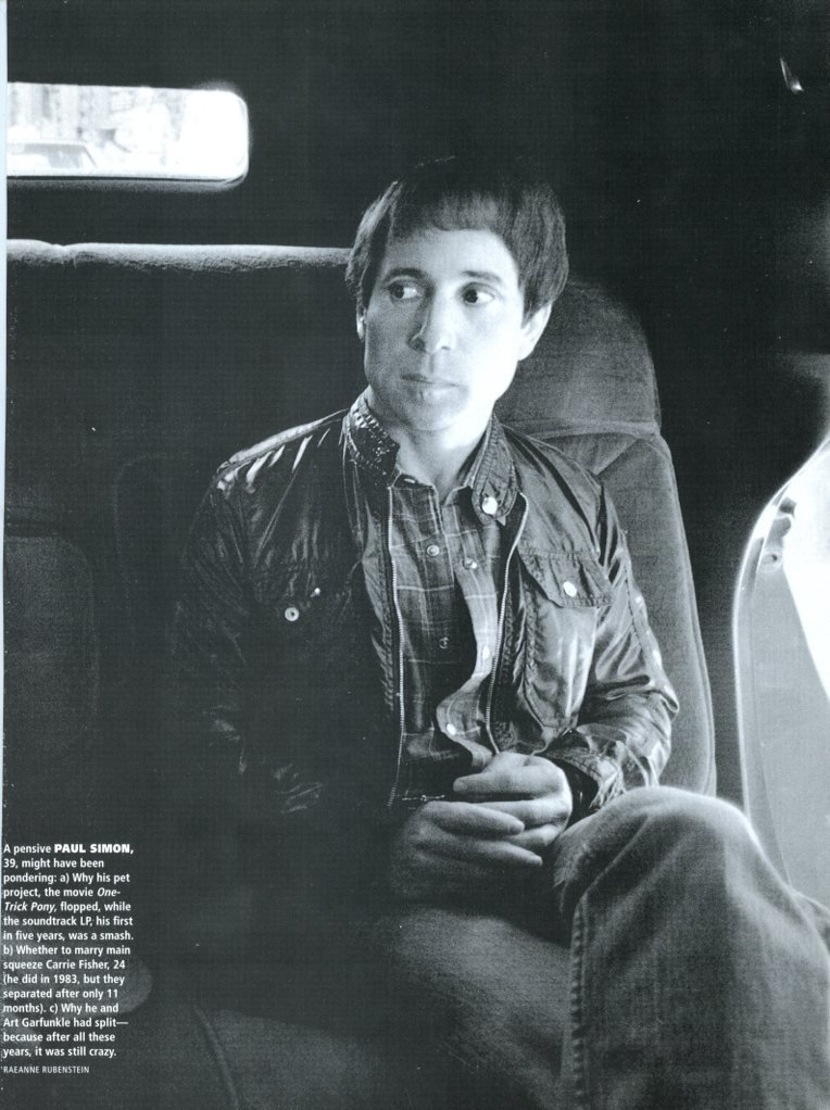 Paul Simon magazine photo clipping X4972