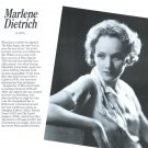 Marlene Dietrich magazine photo clipping X4997