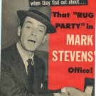 Mark Stevens 1page magazine photo clipping X5009