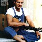 Sting 1page magazine photo clipping X5016