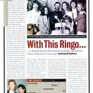 Ringo Starr 1page magazine photo clipping X5024