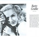 Betty Grable 1page magazine photo clipping X5045
