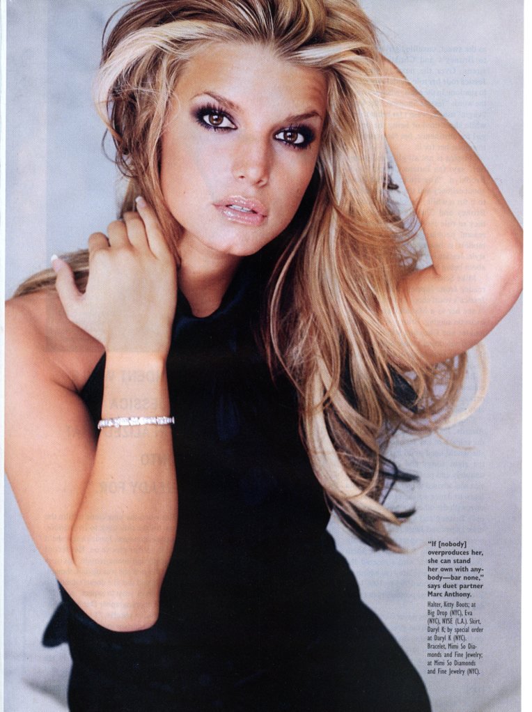 Jessica Simpson 1page magazine photo clipping X5057