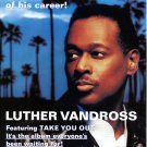 Luther Vandross 1page magazine photo clipping X5079