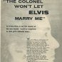 Elvis Presley 3page magazine photo clipping X5096