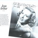 Jean Arthur magazine photo clipping X5114