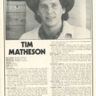 Tim Matheson magazine photo clipping X5133