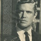 George Peppard Sidney Poitier 1 page magazine photo clipping X5166