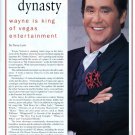 Wayne Newton 1 page magazine photo clipping X5203