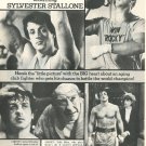 Sylvester Stallone Rocky 2 page magazine photo clipping X5217