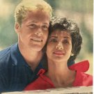 Barbara Luna Doug McClure  1 page magazine photo clipping X5280