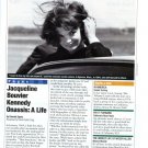Jacqueline Kennedy 1 page magazine photo clipping X5322