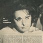 James Garner Sophia Loren 1 page magazine photo clipping X5377
