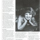 Clara Bow 2 page magazine photo clipping X5421