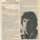 Hart Bochner 1 page magazine photo clipping X5476