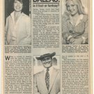 Linda Gray Charlene Titlton  1 page magazine photo clipping X5477
