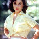 Elizabeth Taylor 1 page magazine photo clipping X5499