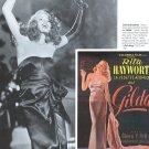 Rita Hayworth 1 page magazine photo clipping X5575