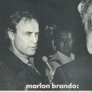 Marlon Brando 2 page magazine photo clipping X5595