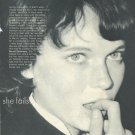 Mia Farrow 4 page magazine photo clipping X5636