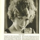 Louise Fazenda Charles Farrell  1 page magazine photo clipping X5653