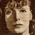 Greta Garbo  1 page magazine photo clipping X5656