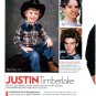 Justin Timberlake 2 page magazine photo clipping X5705