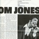 Tom Jones 2 page magazine photo clipping X5761