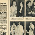 Deanna Durbin Shirley Temple 1 page magazine photo clipping X5782